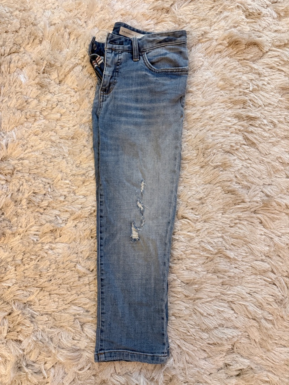 Pilcro & the Letterpress 3/4 Slim Boyfriend Cut Jeans, Size 26 Petite